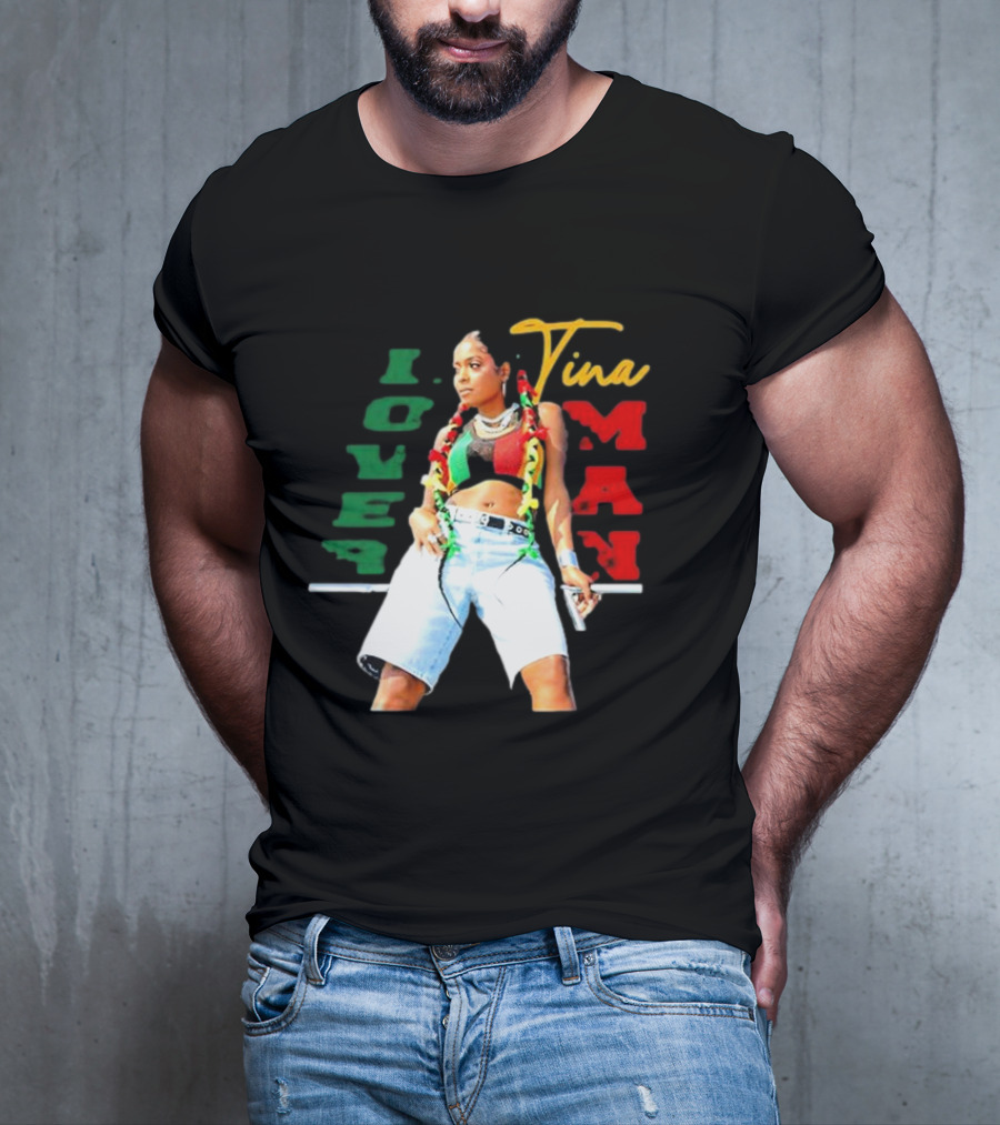 Tina Pinnock Lover Man Reggae Style Vibes T-Shirt