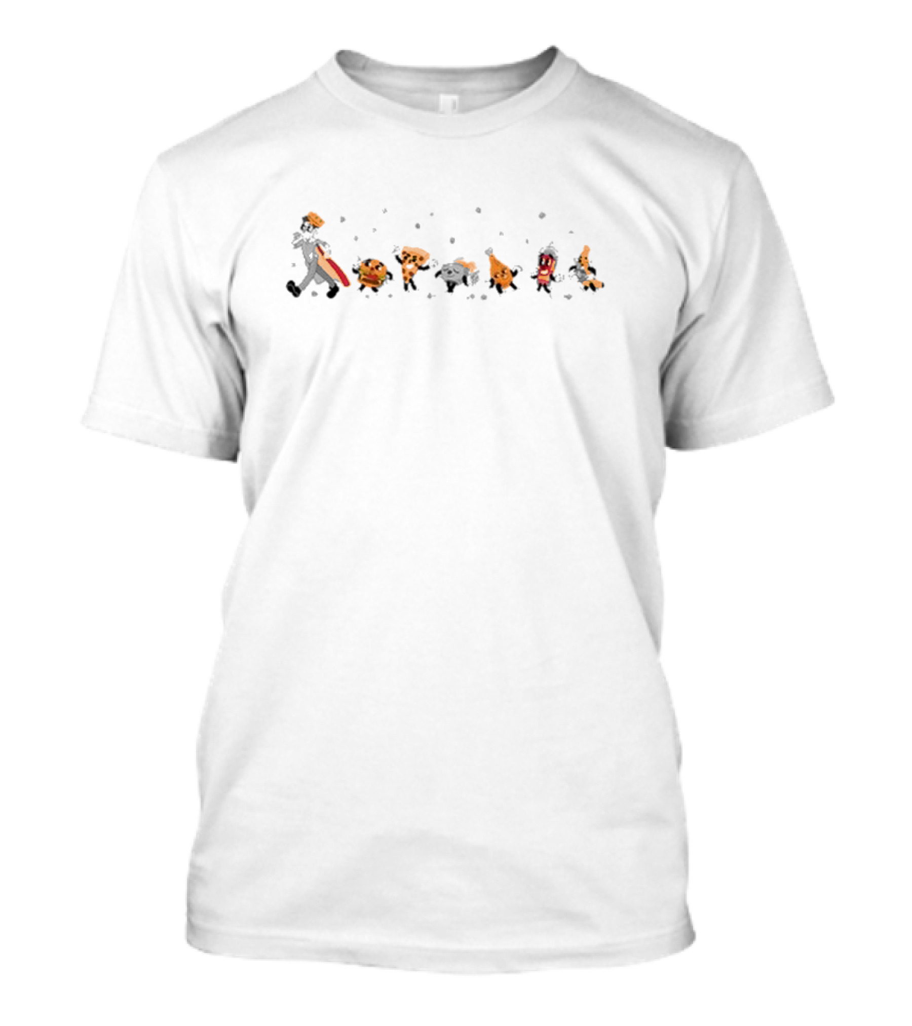 The Try Guys Food Characters Marching Parade T-Shirt