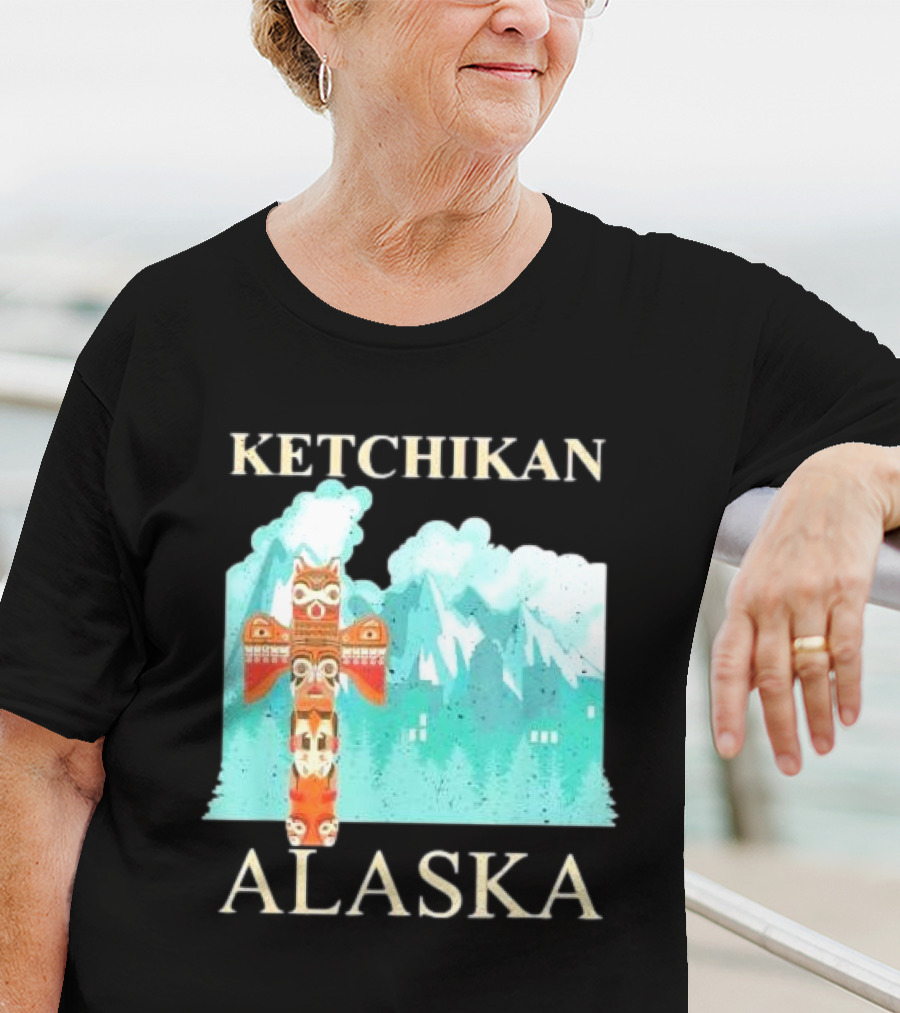 Ketchikan Alaska Native American Indian Totem T-Shirt