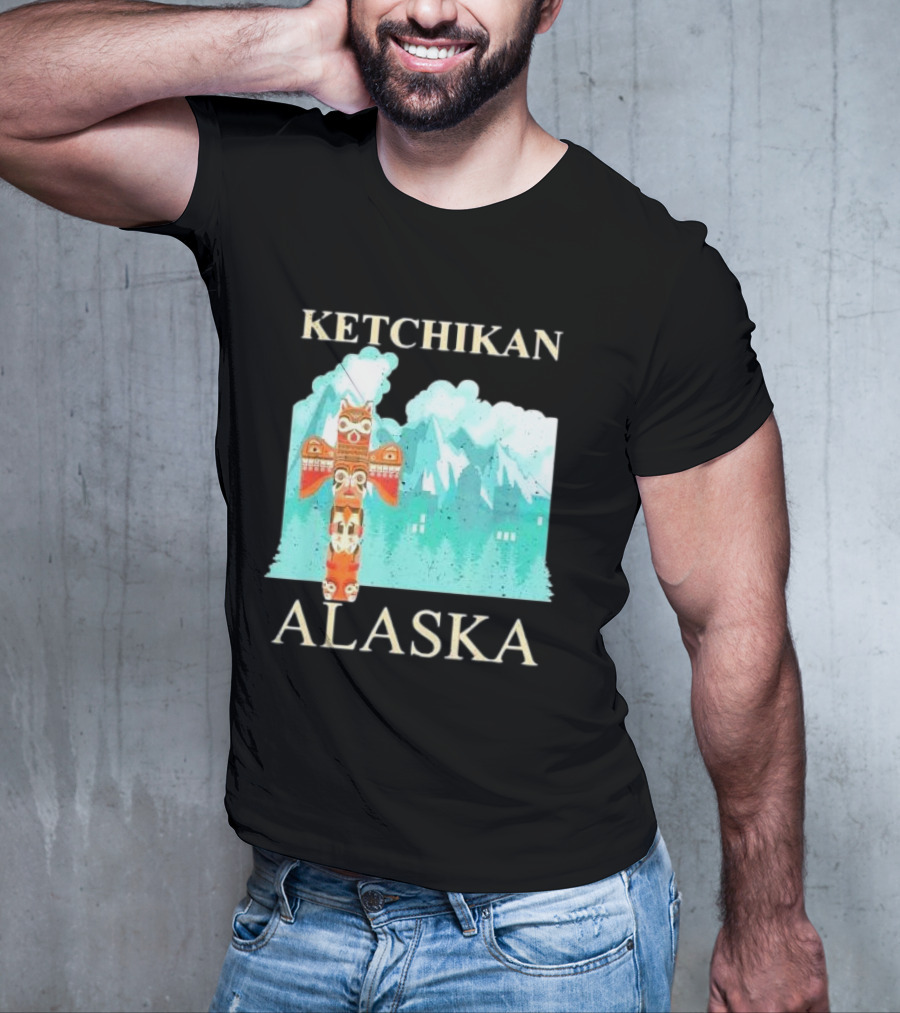 Ketchikan Alaska Native American Indian Totem T-Shirt