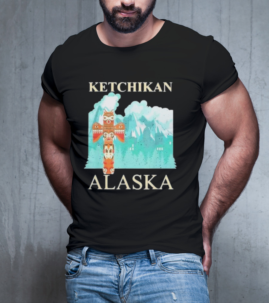 Ketchikan Alaska Native American Indian Totem T-Shirt