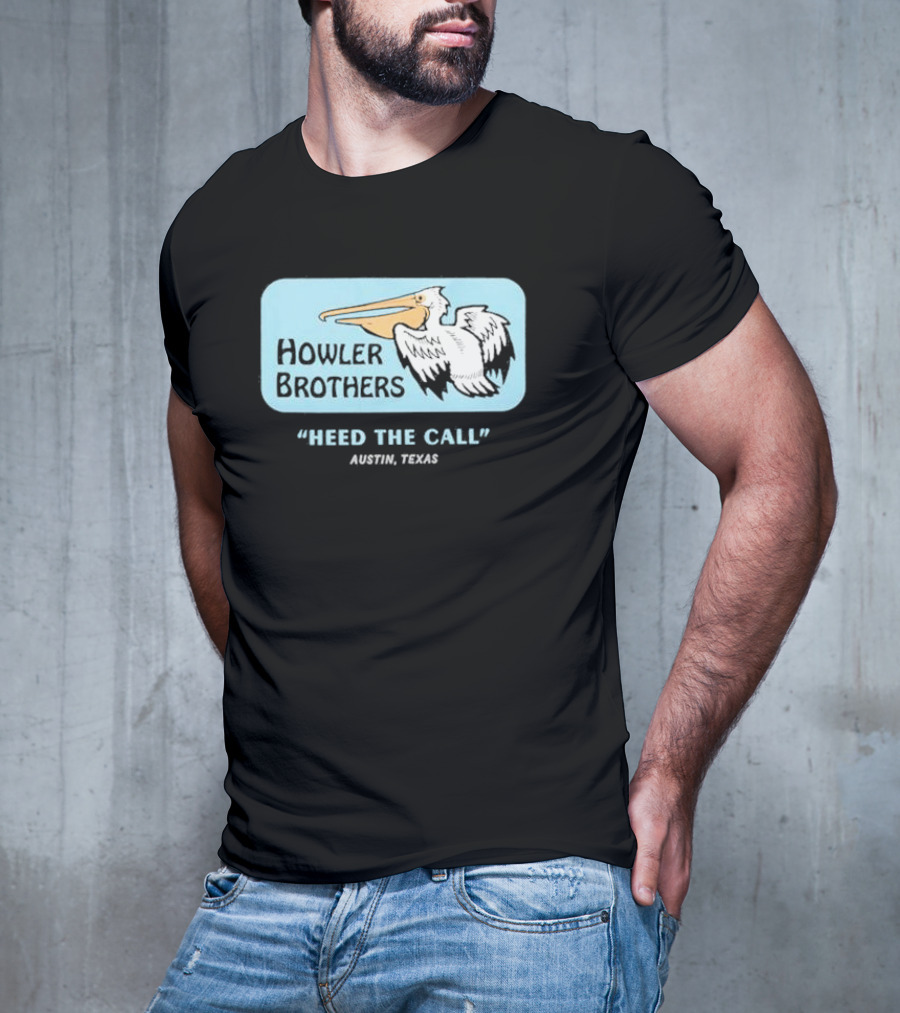 Howler Brothers Pelican Logo Heed The Call Austin Texas T-Shirt