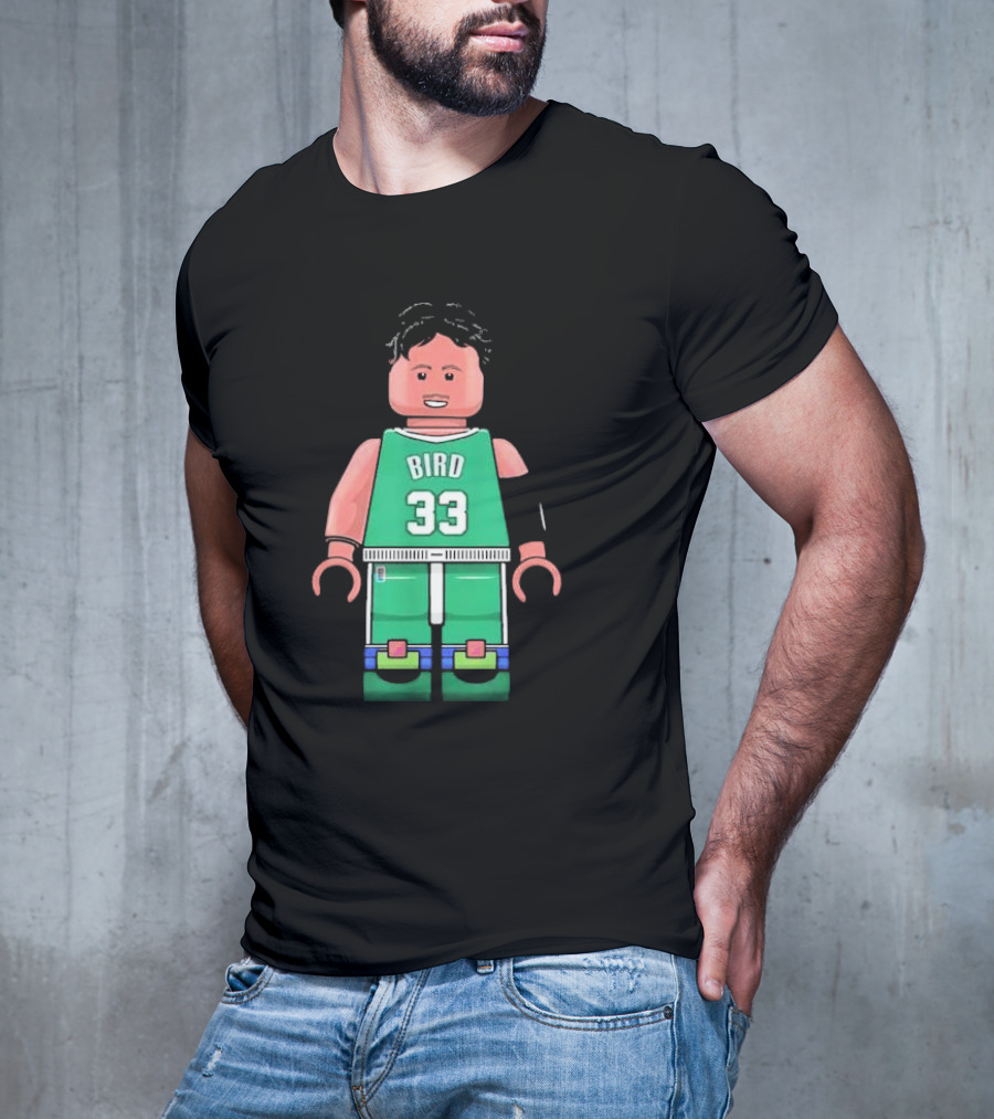 Larry Bird Lego Christmas 33 Basketball Player T-Shirt