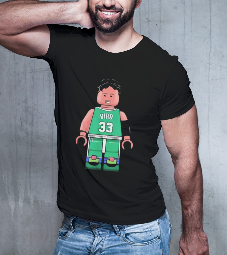Larry Bird Lego Christmas 33 Basketball Player T-Shirt