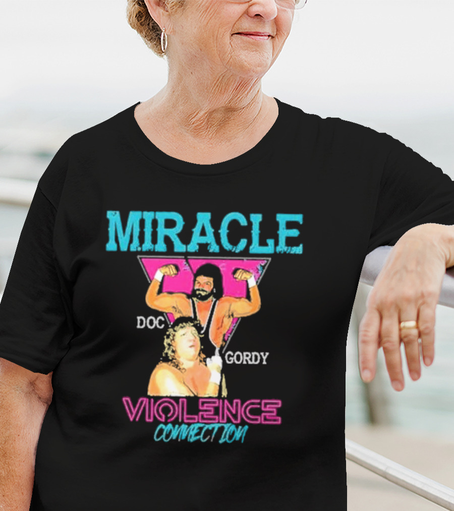 Miracle Violence Connection Doc Gordy Wrestling Icons T-Shirt
