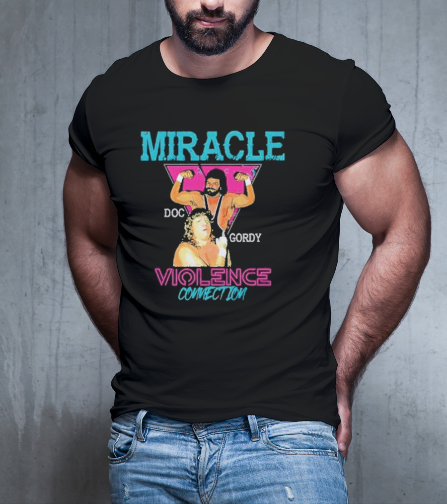 Miracle Violence Connection Doc Gordy Wrestling Icons T-Shirt