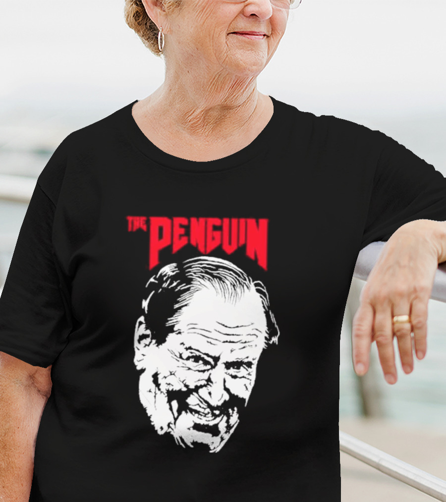 The Penguin Colin Farrell Boss Villainous Grin T-Shirt