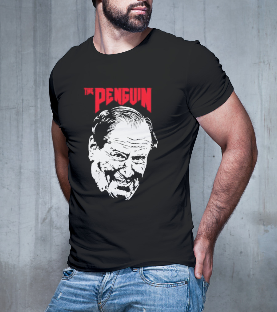 The Penguin Colin Farrell Boss Villainous Grin T-Shirt