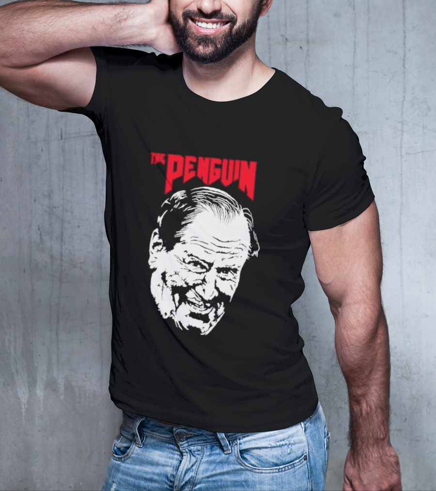 The Penguin Colin Farrell Boss Villainous Grin T-Shirt