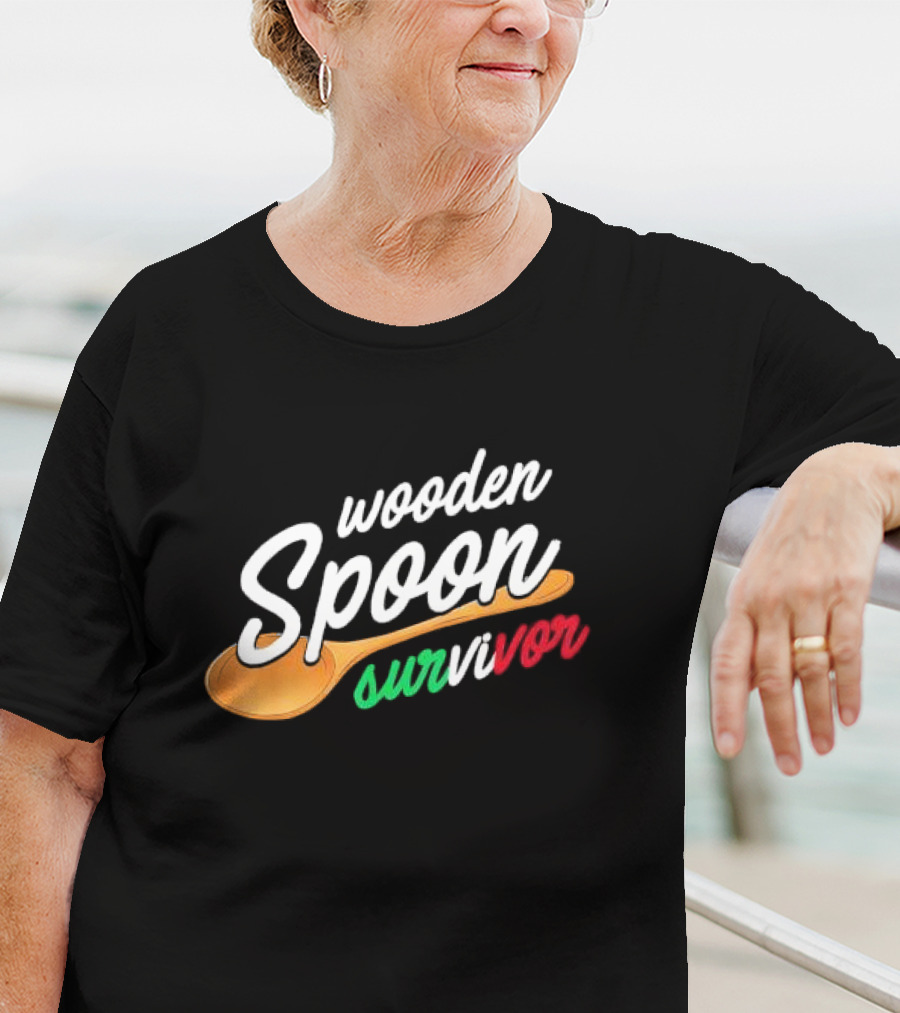 Wooden Spoon Survivor Italian Food Lovers T-Shirt