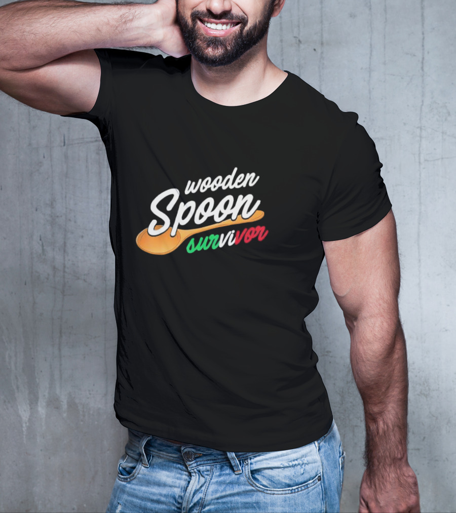 Wooden Spoon Survivor Italian Food Lovers T-Shirt