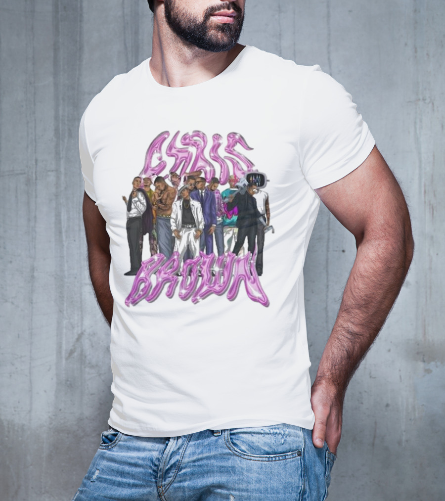 20 Years Of Chris Brown Celebrating Music Journey Icons T-Shirt