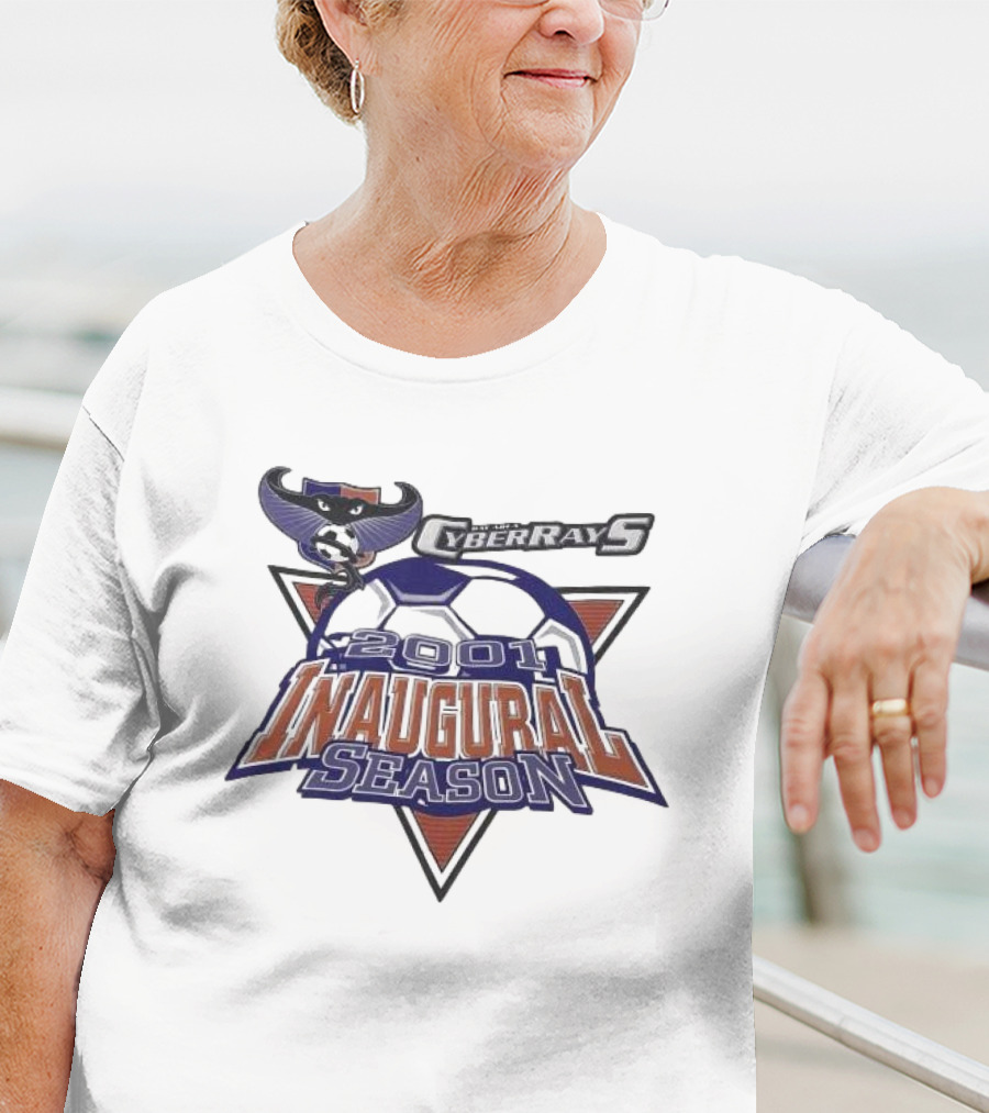 Bay Area CyberRays WUSA Soccer 2001 Inaugural Season T-Shirt