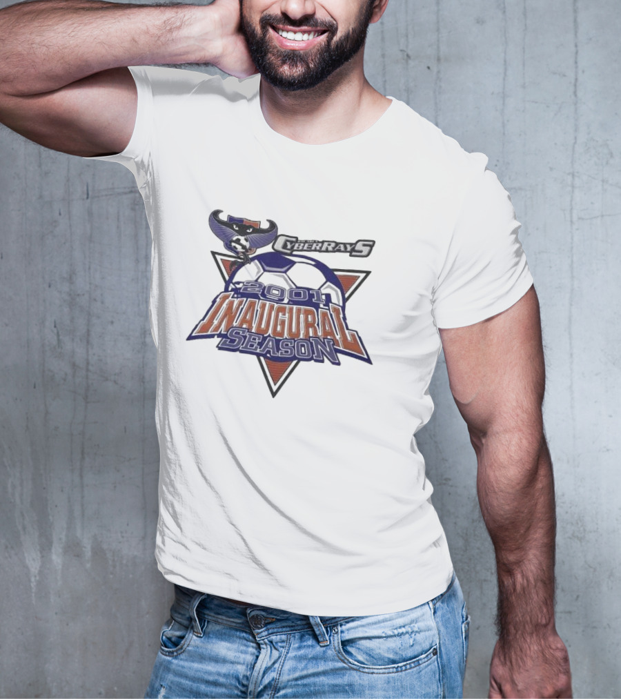 Bay Area CyberRays WUSA Soccer 2001 Inaugural Season T-Shirt