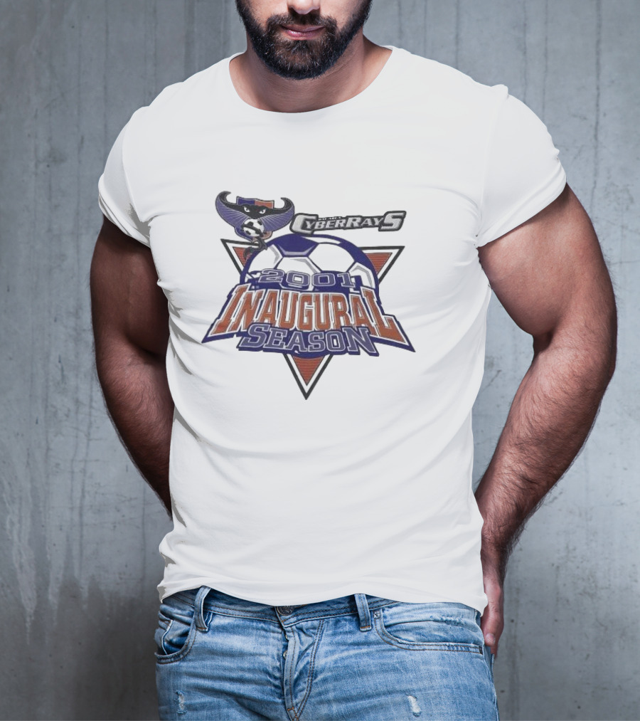 Bay Area CyberRays WUSA Soccer 2001 Inaugural Season T-Shirt
