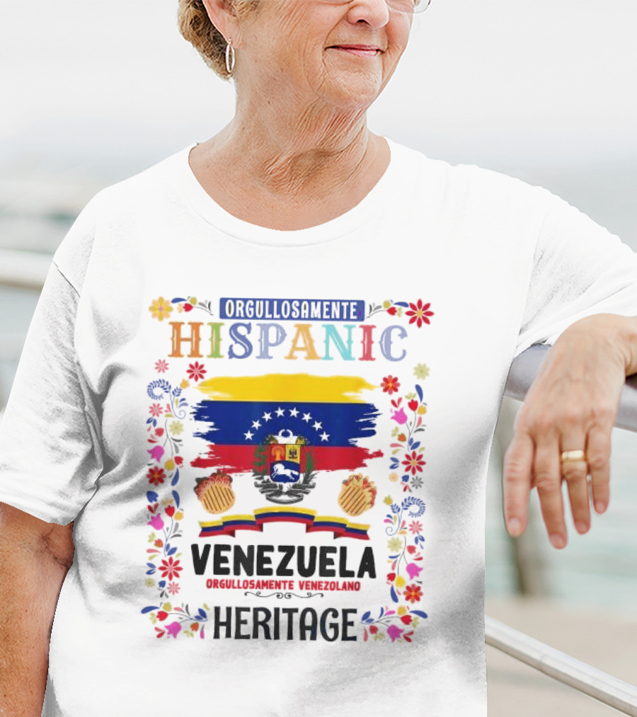 Orgullosamente Hispanic Venezuela Heritage Orgullosamente Venezolano Kids Outfit Idea T-Shirt