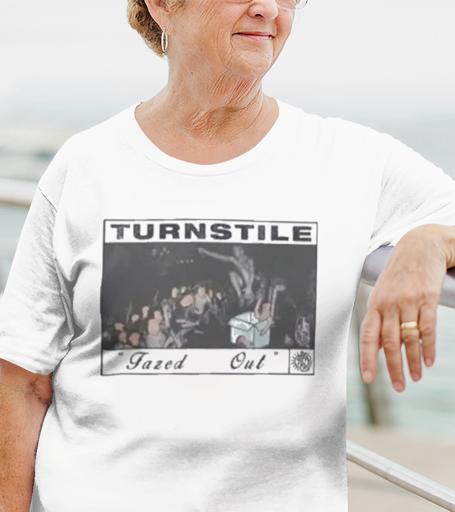 TURNSTILE Fazed Out American Hardcore Punk Band Live Performance Scene T-Shirt