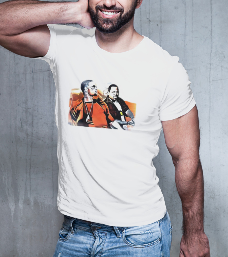 Bad Boys Will Smith Martin Lawrence Iconic Film Duo T-Shirt