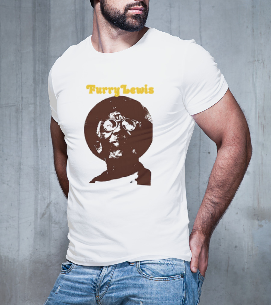 Furry Lewis Blues Old School Retro T-Shirt
