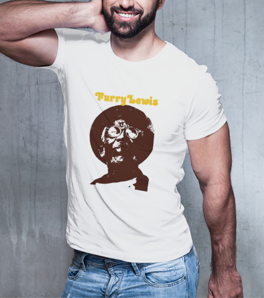 Furry Lewis Blues Old School Retro T-Shirt