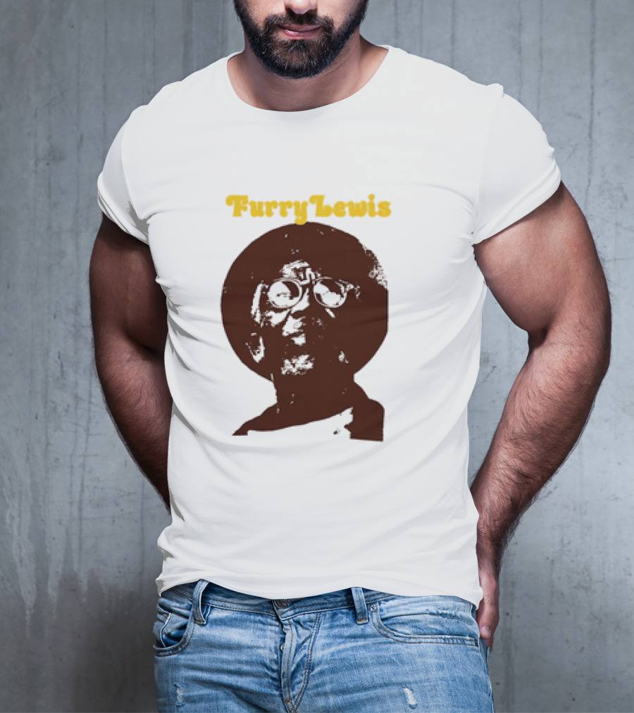 Furry Lewis Blues Old School Retro T-Shirt