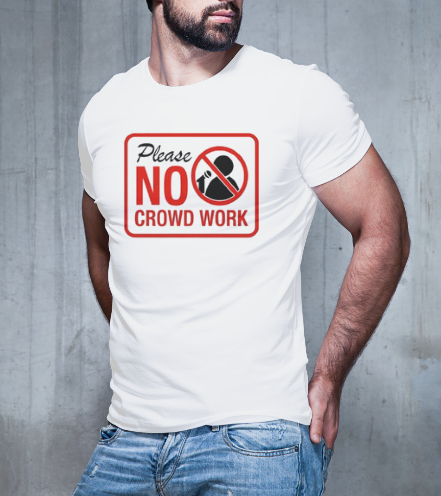 Gianmarco Soresi Please No Crowd Work Retro Mic T-Shirt