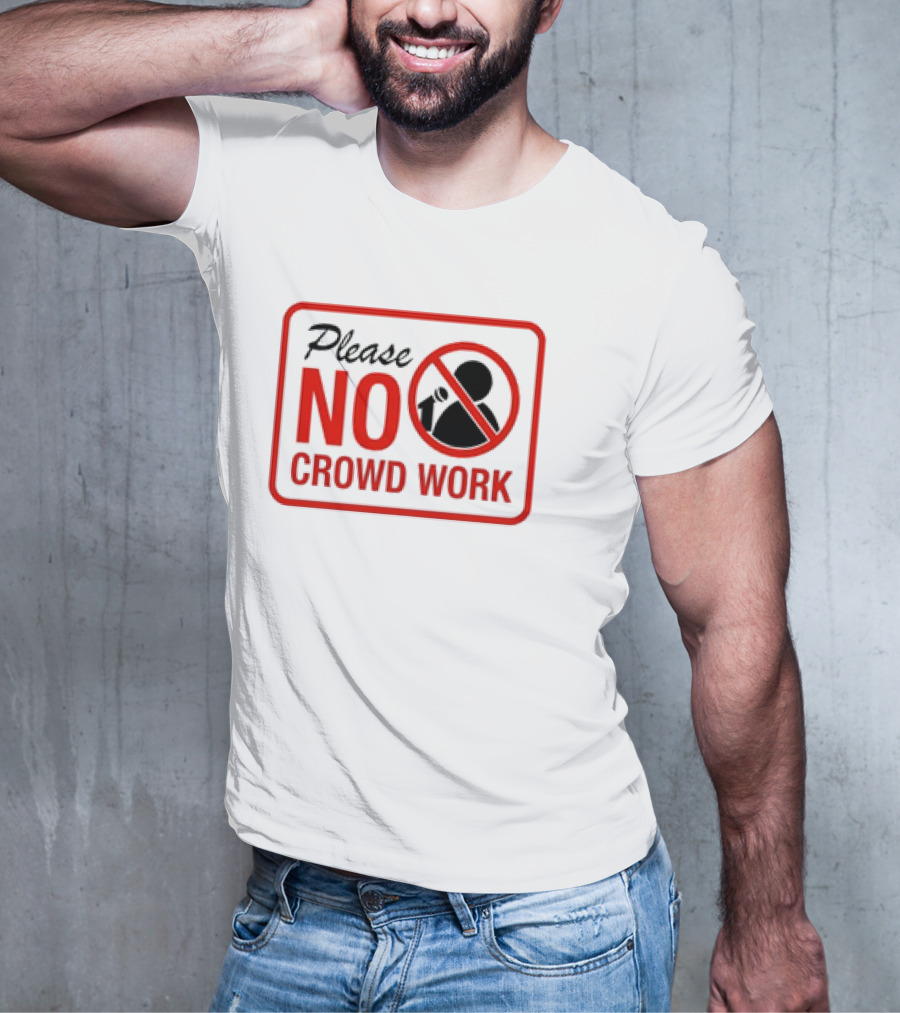 Gianmarco Soresi Please No Crowd Work Retro Mic T-Shirt