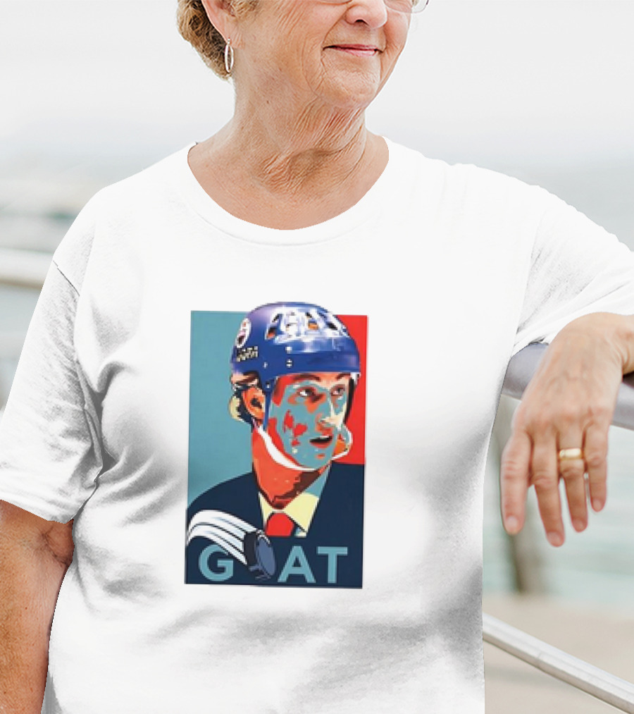 GOAT Gretzky HOPE Retro Hockey T-Shirt