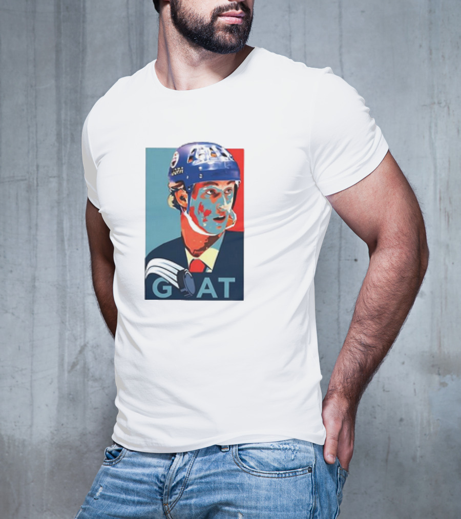 GOAT Gretzky HOPE Retro Hockey T-Shirt