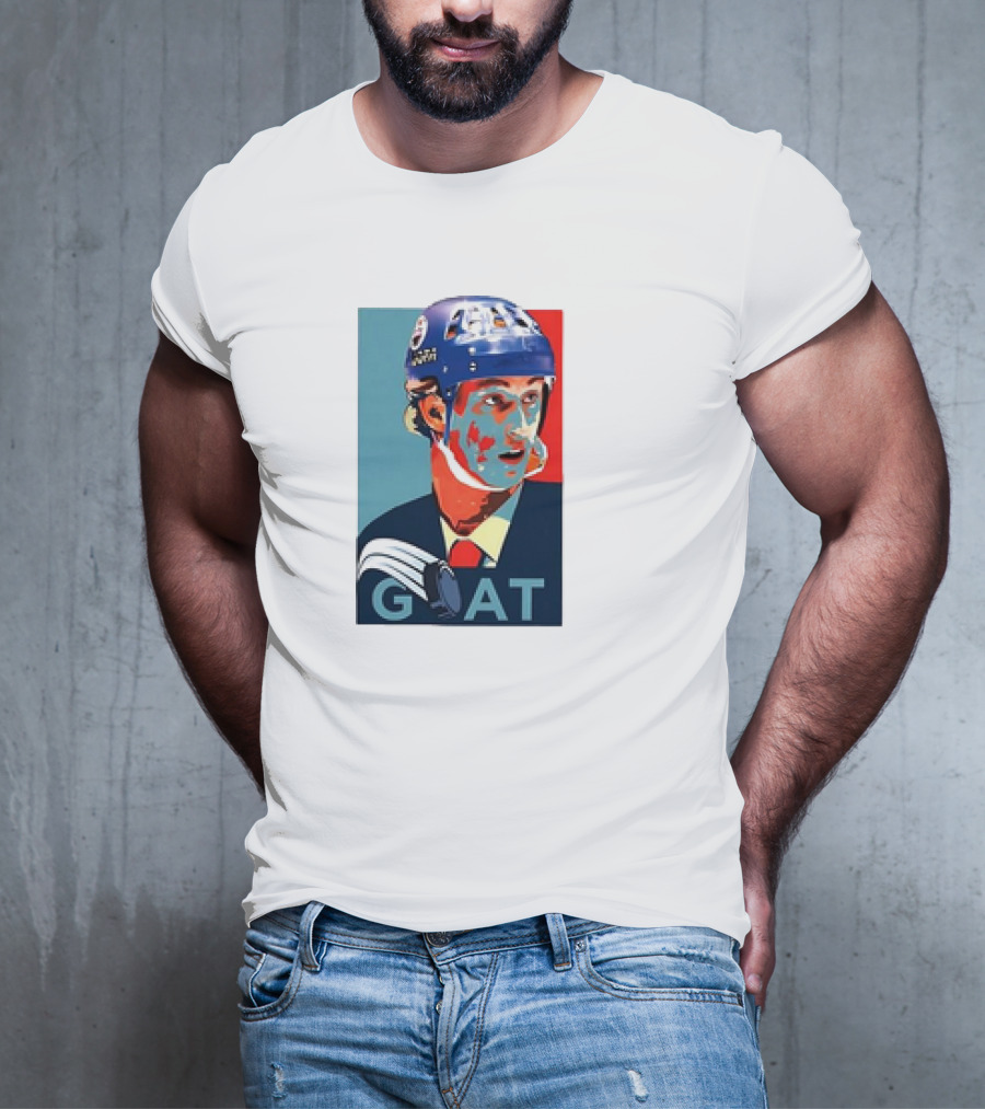 GOAT Gretzky HOPE Retro Hockey T-Shirt