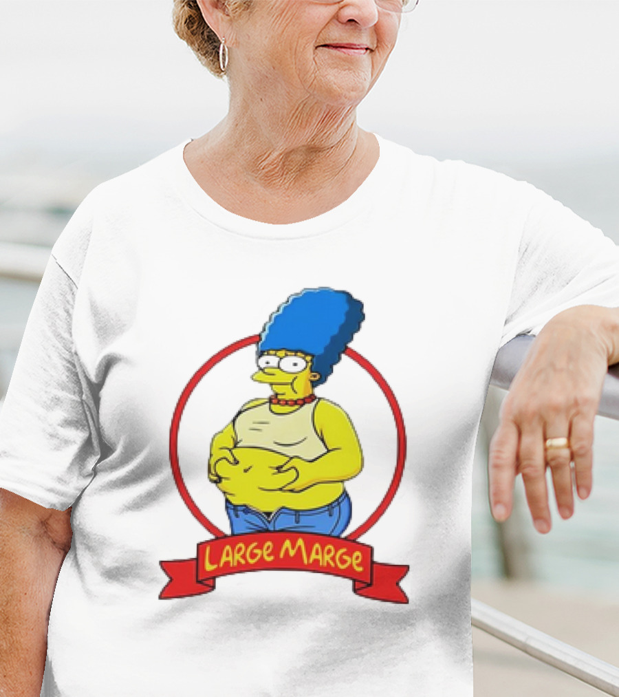 Large Marge Simpsons Cartoon Meme T-Shirt