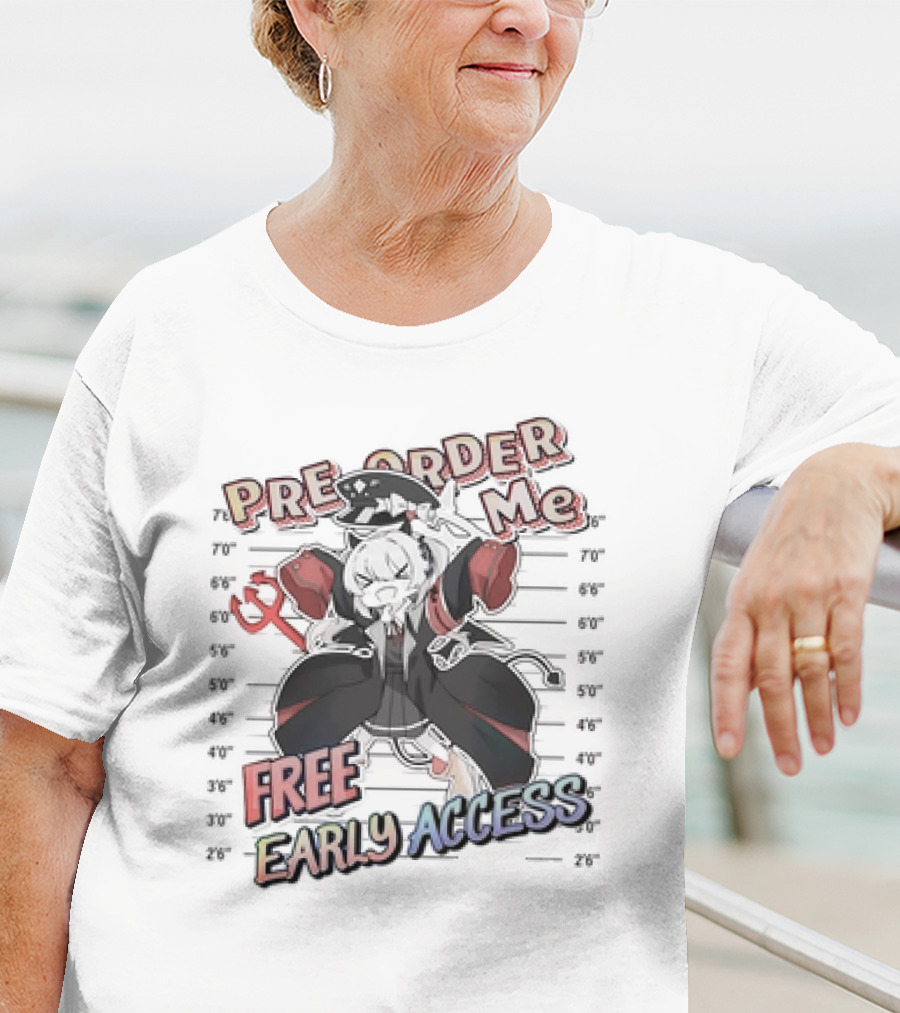 Pre Order Me Free Early Access Anime Character Lineup T-Shirt