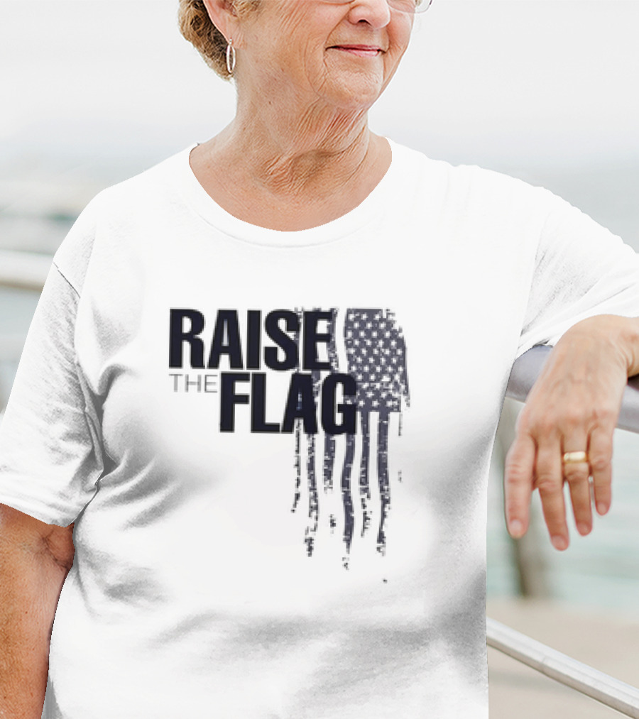 Raise The Flag Supersoft American Flag T-Shirt