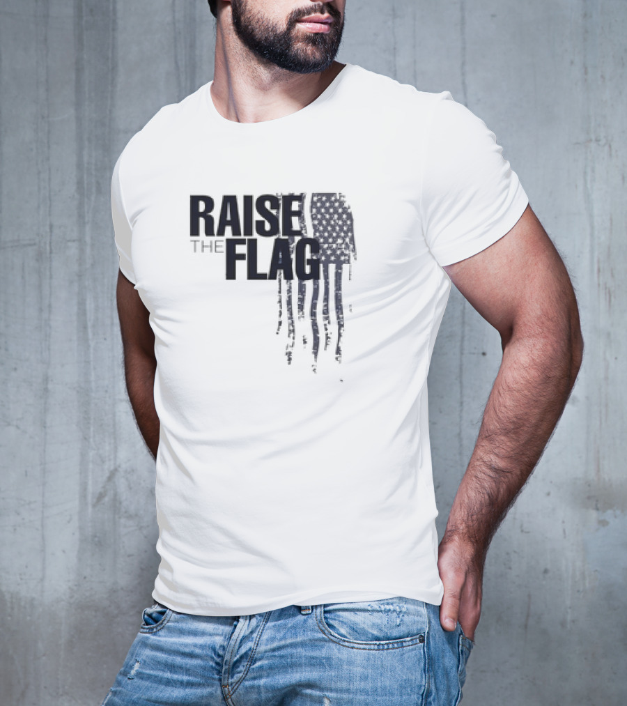 Raise The Flag Supersoft American Flag T-Shirt