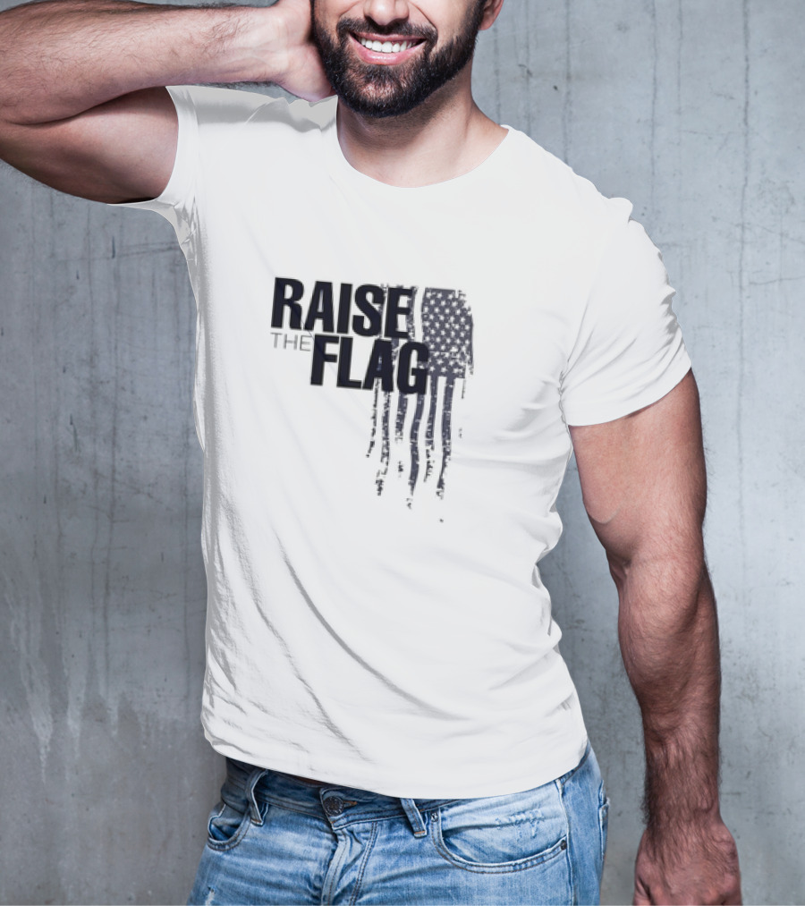 Raise The Flag Supersoft American Flag T-Shirt
