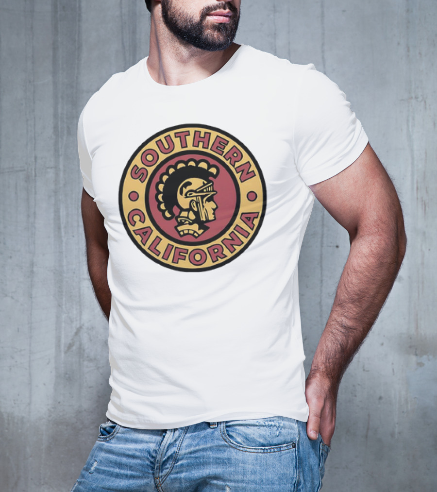 Southern California Trojan Warrior Circle Emblem T-Shirt