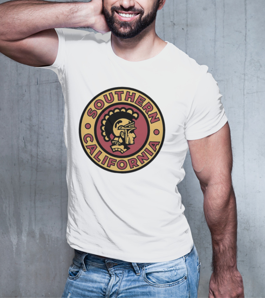 Southern California Trojan Warrior Circle Emblem T-Shirt