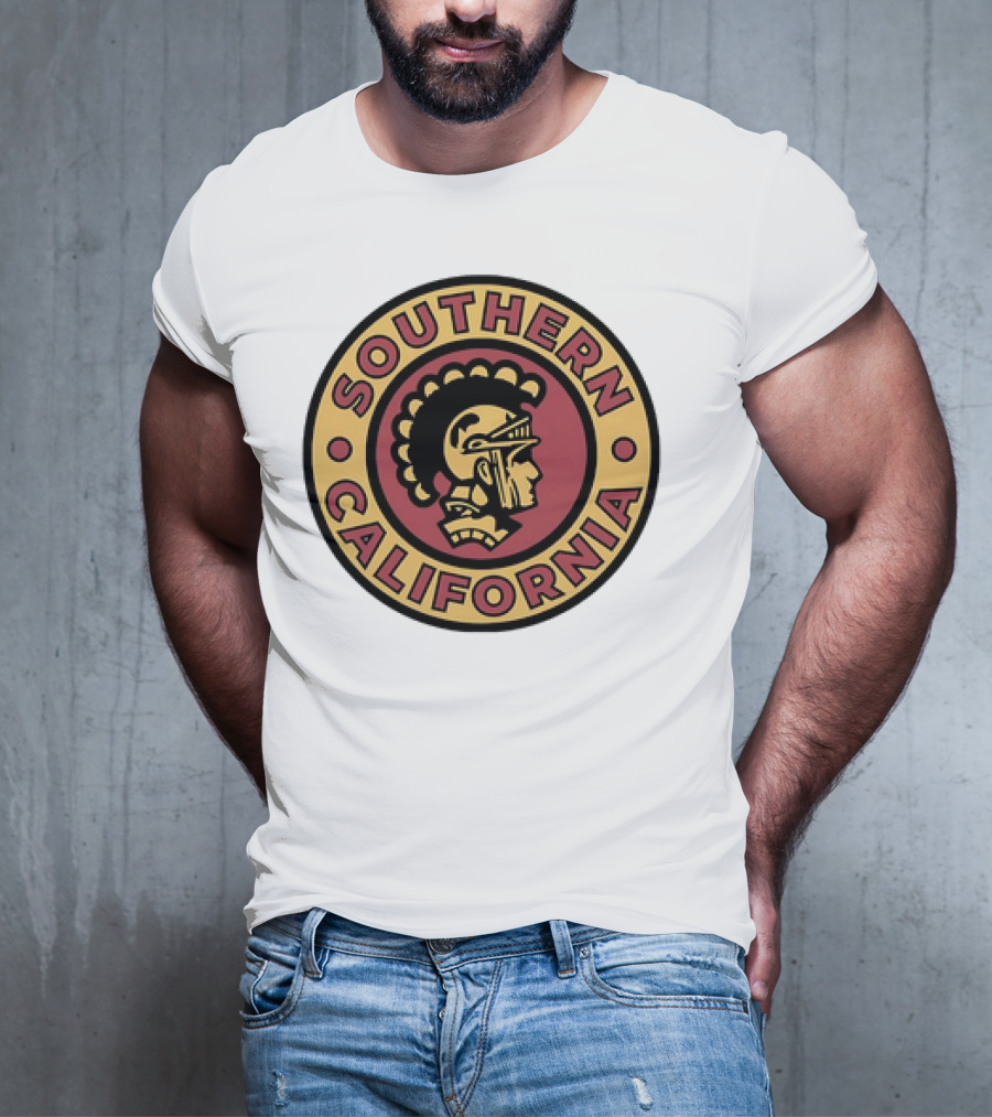 Southern California Trojan Warrior Circle Emblem T-Shirt