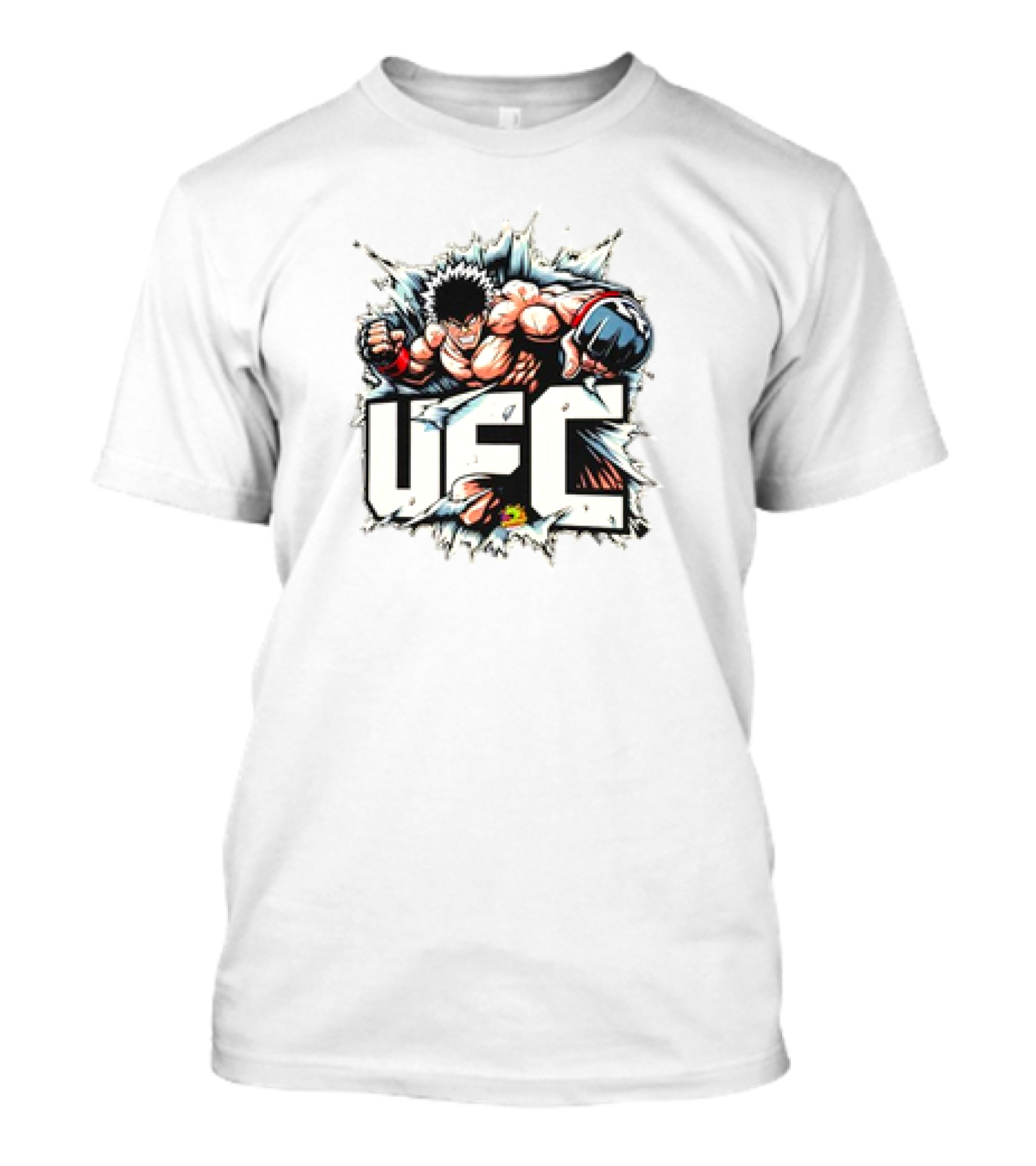 UFC Unleash Fierce Confidence Anime Power Punch For Gym Lovers T-Shirt