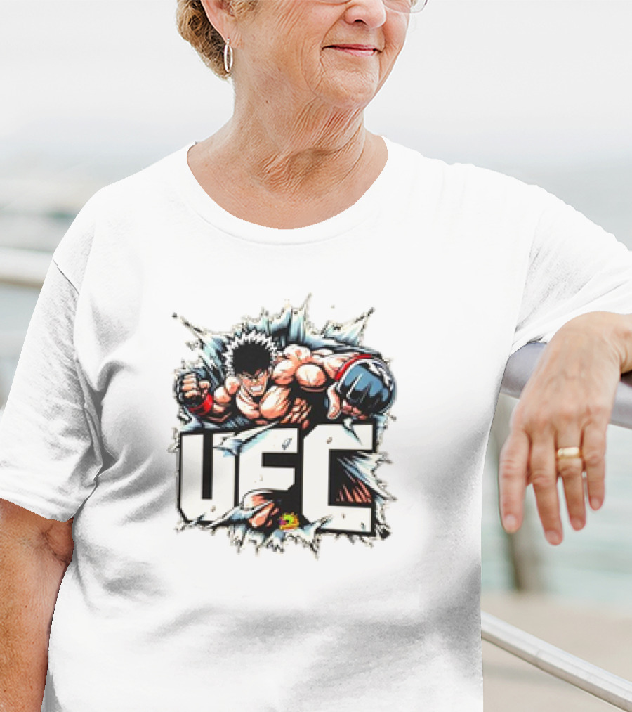 UFC Unleash Fierce Confidence Anime Power Punch For Gym Lovers T-Shirt