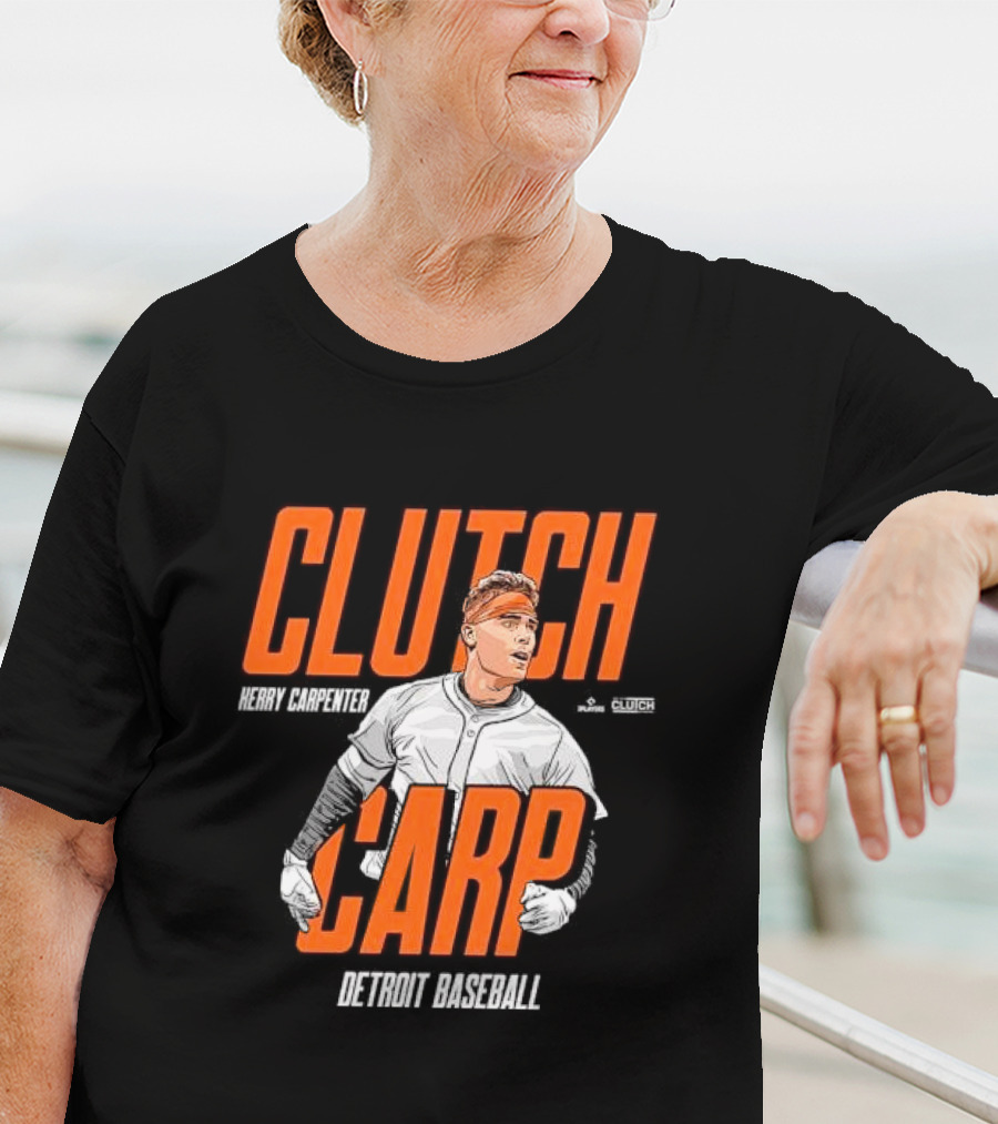 Herry Carpenter Clutch Carp Detroit Baseball T-Shirt