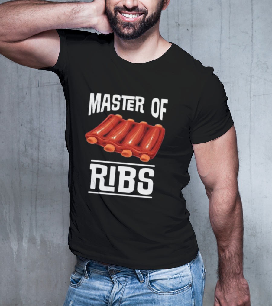 Master Of Ribs Barbecue Inktastic T-Shirt