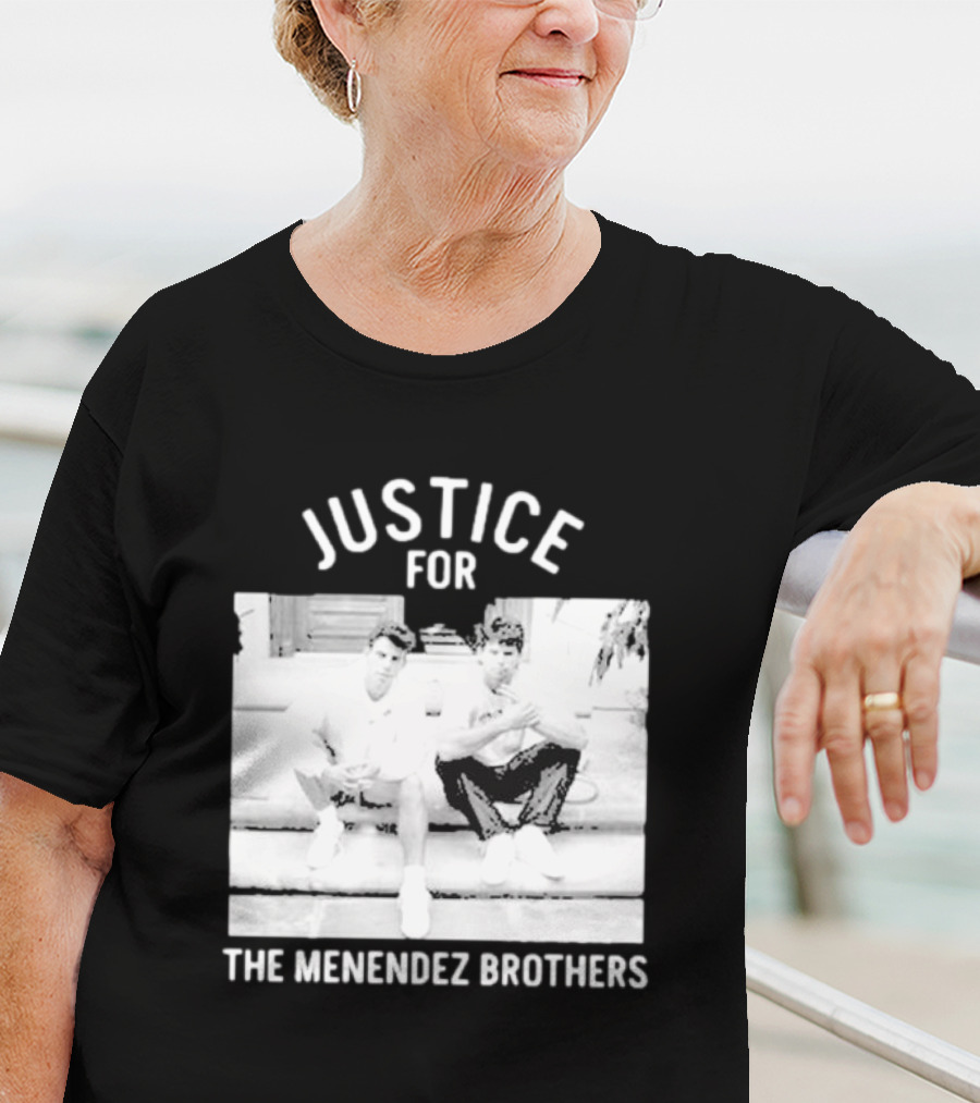 Justice For The Menendez Brothers Vintage Style Court Case Retro Appeal T-Shirt