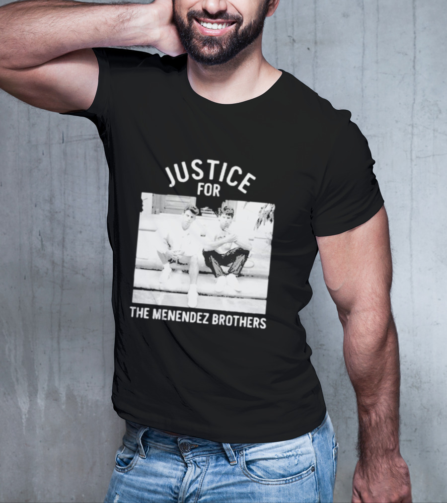 Justice For The Menendez Brothers Vintage Style Court Case Retro Appeal T-Shirt