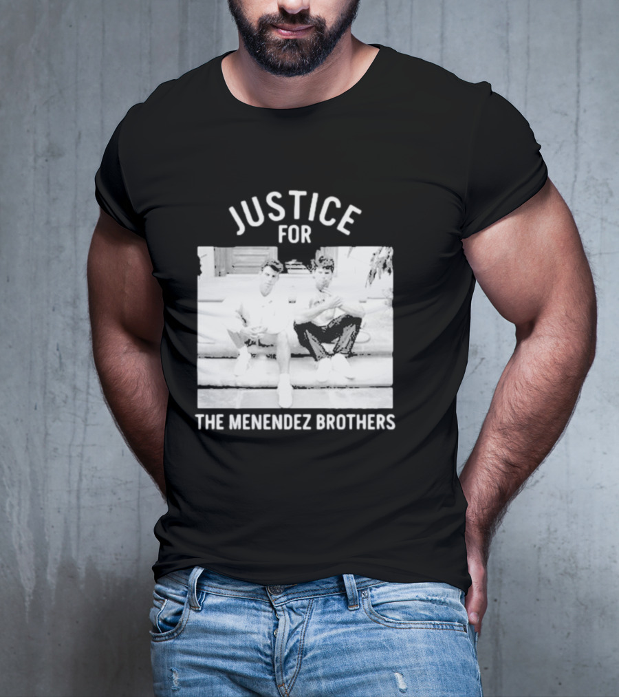 Justice For The Menendez Brothers Vintage Style Court Case Retro Appeal T-Shirt