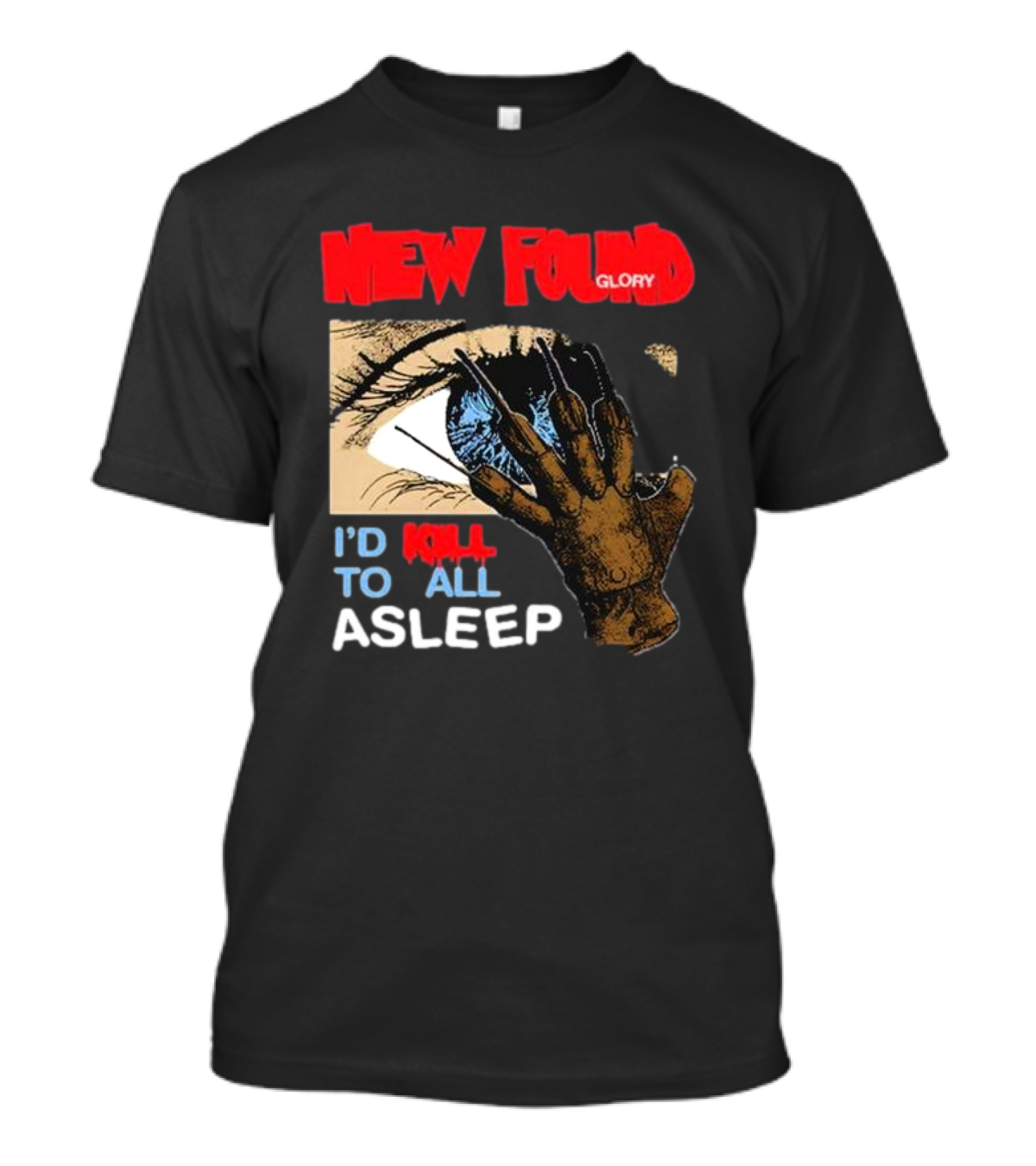 New Found Glory Eye Claw I'd Kill To Fall Asleep T-Shirt
