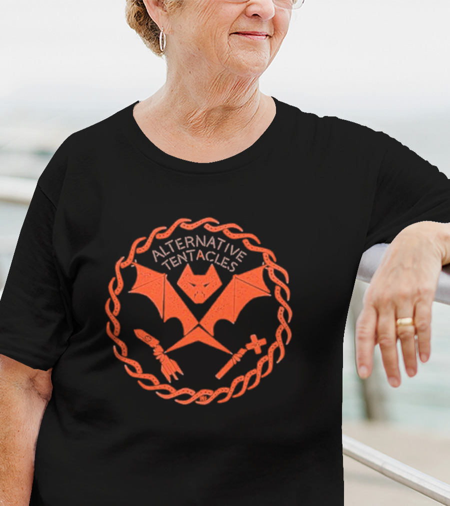 Alternative Tentacles Orange Bat The Cult You Can Trust Femme T-Shirt