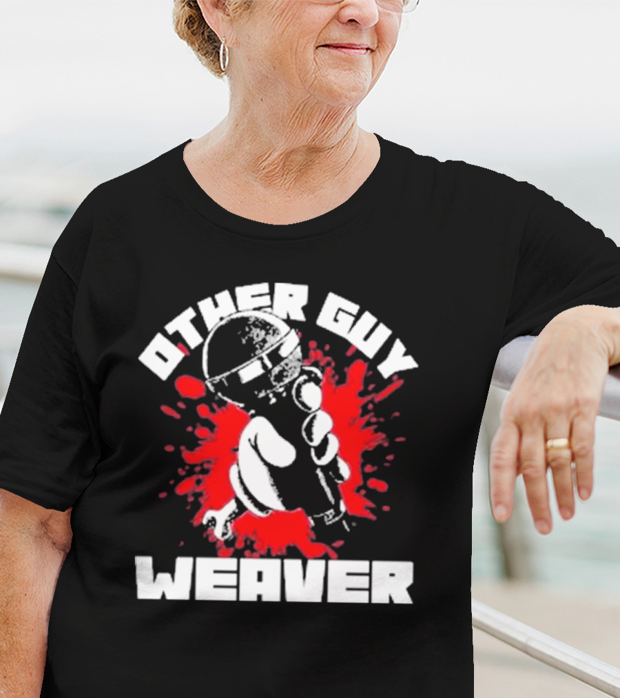Other Guy Weaver Microphone In Hand Red Splash T-Shirt