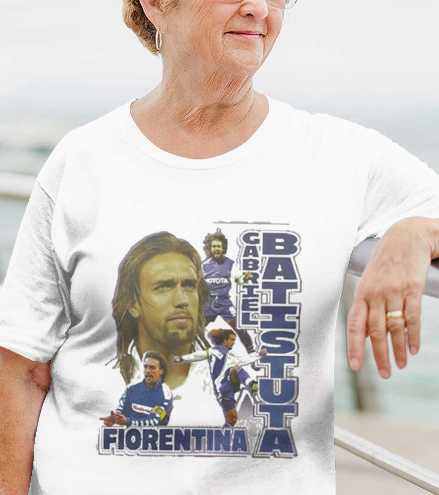 Gabriel Batistuta Fiorentina Football Legend T-Shirt