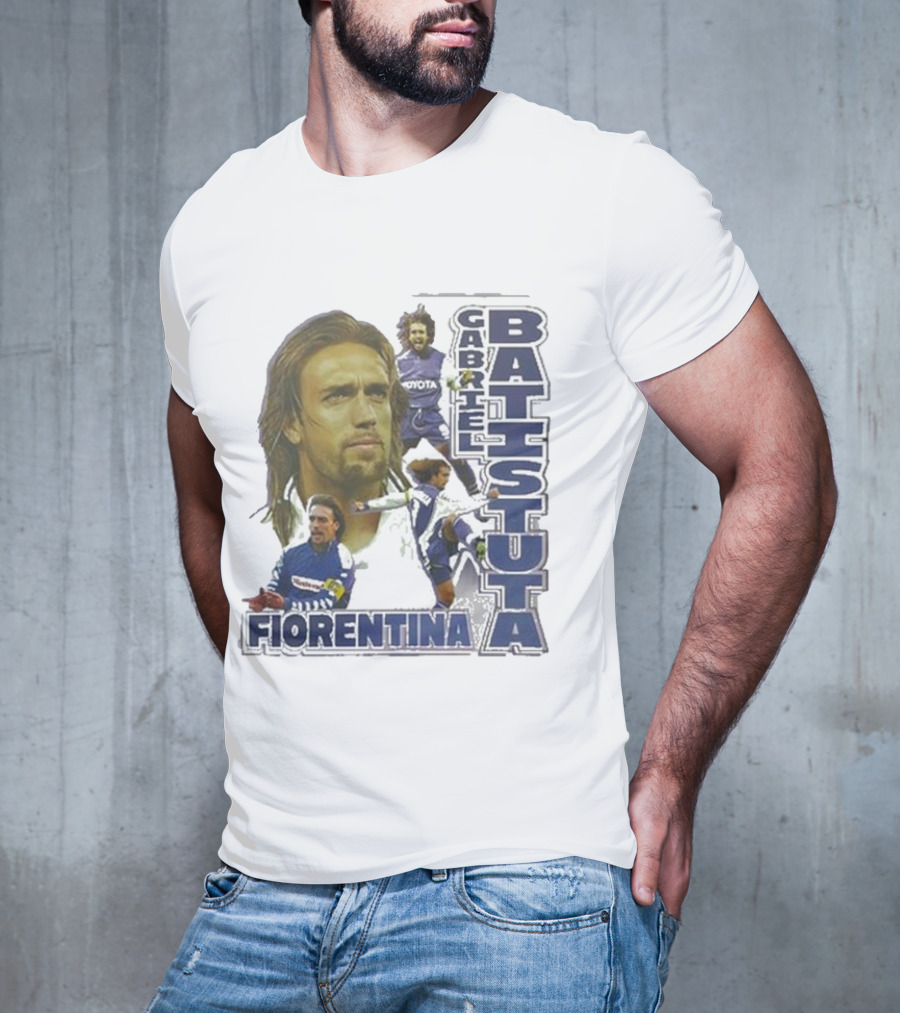 Gabriel Batistuta Fiorentina Football Legend T-Shirt